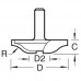 Trend C173 Large Panel Raiser Radius 12mm  - 1/2" Shank